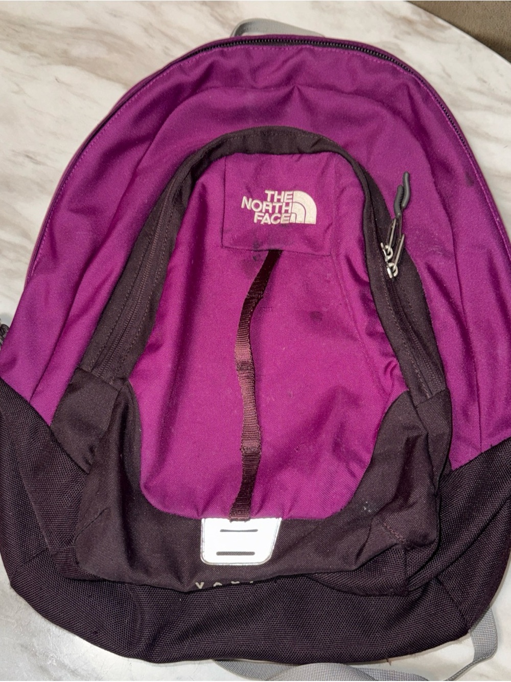 NorthFace deep purple backpack